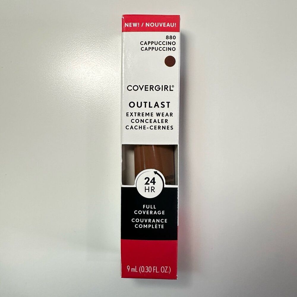 5/ $25 Covergirl Outlast Extreme Wear Concealer 880 Cappuccino NIB